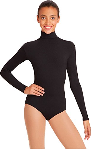 Capezio Womens Turtleneck Long Sleeve Leotard (TB41) -Black -L von Capezio