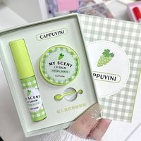 Cappuvini - Fruit Flavored Lip Cream & Lip Mask Set - 2 Types Green Grape Set (Lip Cream*2g & Lip Mask*4g) von Cappuvini