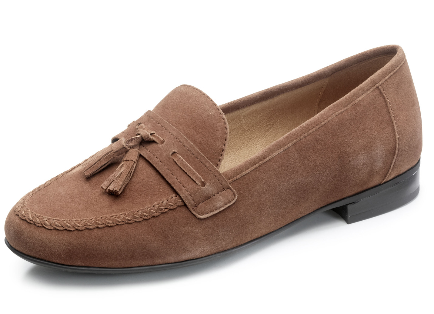 Caprice Slipper  mit Lederspange, Cognac, Größe 41 von Caprice