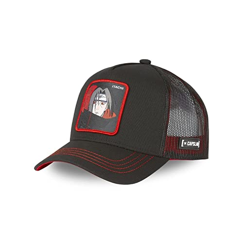 Capslab Itachi Naruto Black Trucker Cap - One-Size von Capslab