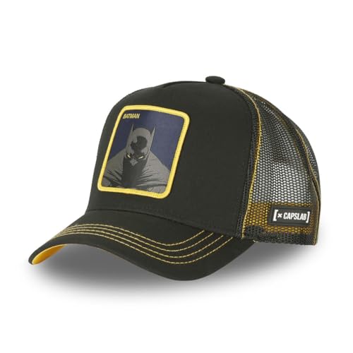 Capslab Batman Black Yellow Trucker Cap - One-Size von Capslab