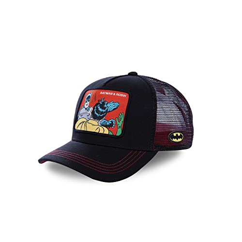 Capslab Trucker Cap Batman & Robin Schwarz, Size:ONE Size von Capslab