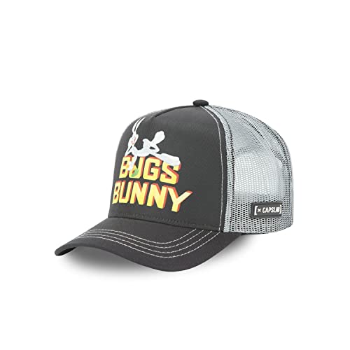 Capslab Bugs Bunny Looney Tuney Black White Trucker Cap - One-Size von Capslab