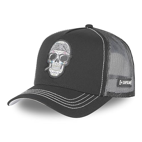 Capslab Chupa Chups Black Skull Trucker Cap - One-Size von Capslab