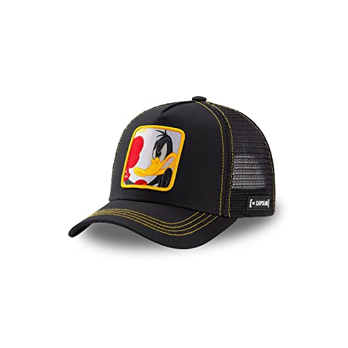 Tracker Kappe Herren Looney Tunes, Cap Herren, Daffy, Luftiges Netzgewebe, Schwarz, Einheitsgröße von Capslab