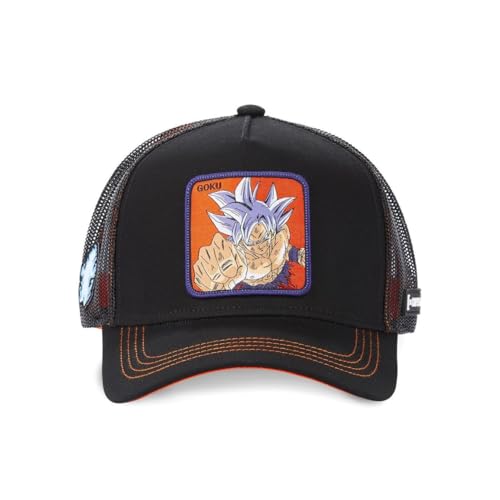 Capslab Goku Dragon Ball Z Black Orange Trucker Cap - One-Size von Capslab