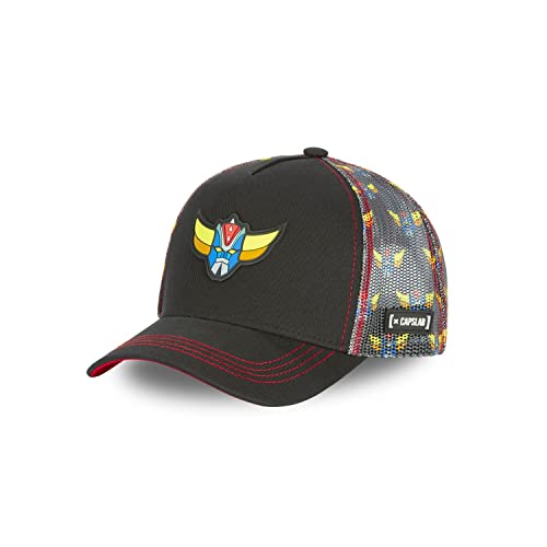 Capslab Goldorak Uforobot Grendizer Black Trucker Cap - One-Size von Capslab