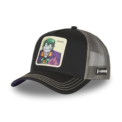 Capslab Joker DC Batman Schwarz Trucker Cap - One-Size von Capslab