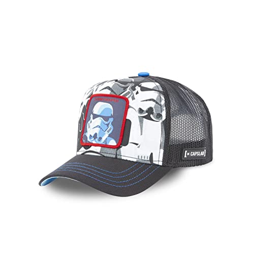 Capslab Stormtrooper Star Wars Black White Trucker Cap - One-Size von Capslab