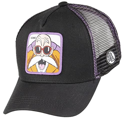 Capslab Freegun Dragon Ball Z Kame Cap CL-DBZ-1-KAMC, Mens Cap with a Visor, Black, One Size EU von Capslab