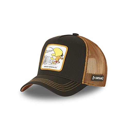 Capslab Speedy Gonzales Black Brown Looney Tunes Trucker Cap - One-Size von Capslab