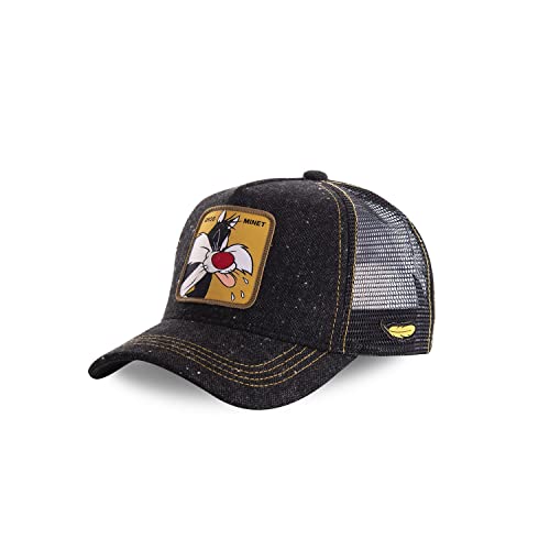 Tracker Kappe Herren Looney Tunes, Cap Herren, Sylvester, Natürlich, Schwarz, Einheitsgröße von Capslab