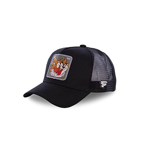 Cap Herren Looney Tunes, Tracker Kappe Herren, Taz, Angenehm, Schwarz, Einheitsgröße von Capslab