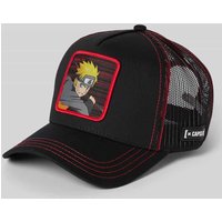 Capslab Trucker Cap mit Motiv-Badge Modell 'Naruto' in Black, Größe One Size von Capslab