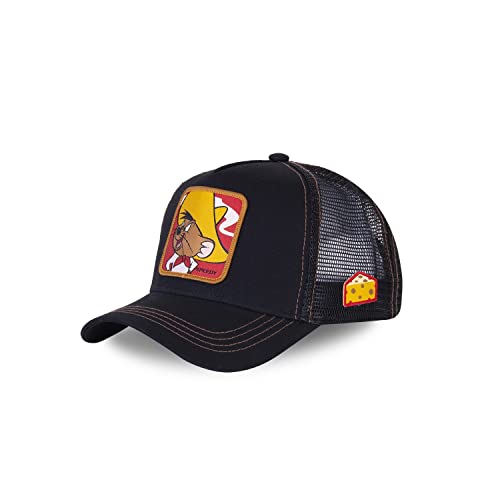 Capslab Speedy Gonzales Schwarz Looney Tunes Trucker Cap - One-Size von Capslab