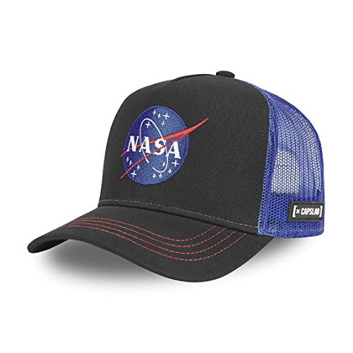 Cap Herren Perfekter Halt, Tracker Kappe Herren, Nasa-Logo, Anti-Reizung, Dunkelblau, Einheitsgröße von Capslab