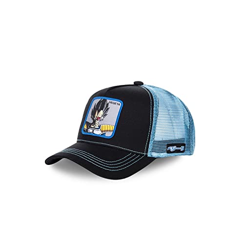 Capslab Vegeta Dragon Ball Z Black Blue Trucker Cap - One-Size von Capslab