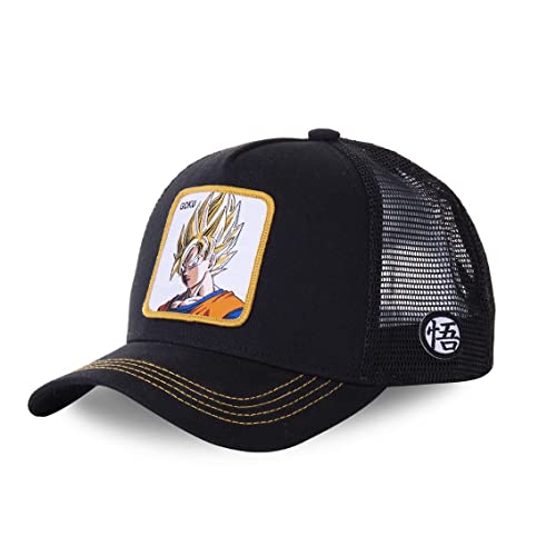 Capslab Son Goku Dragon Ball Z Black Trucker Cap - One-Size von Capslab