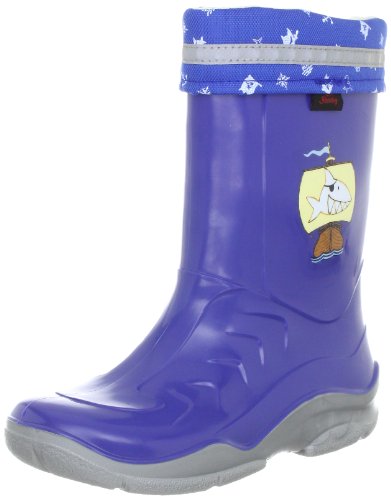 Capt'n Sharky Jungen Robert Gummistiefel, Blau (See/Silber 51) von Capt'n Sharky