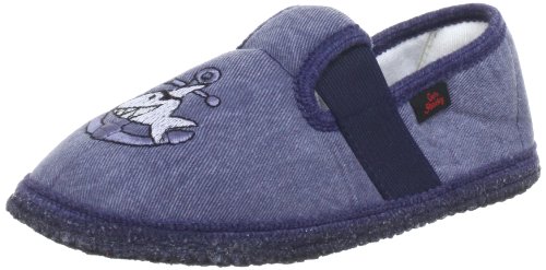 Capt'n Sharky Jungen Tim Hausschuhe, Blau (hellblau 51), 34 EU von Capt'n Sharky