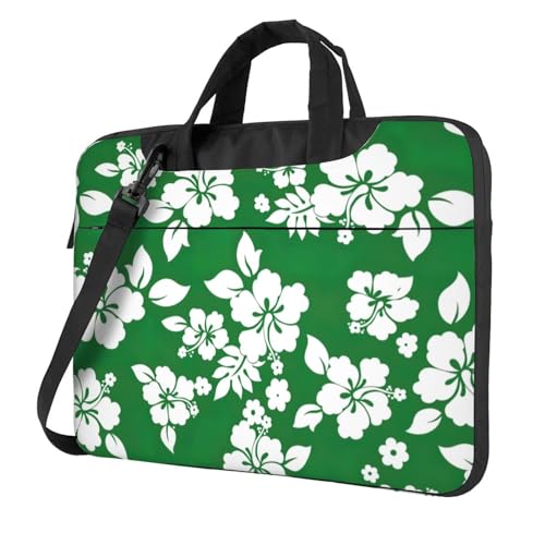 Hawaii Flower Multifunktionale Laptoptasche - Wasserdichte Arbeit Aktentasche Laptop Tasche - Ideal für Damen und Herren von CarXs