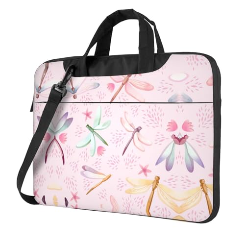 Pacific Ocean Whale Multifunktionale Laptoptasche - Wasserdichte Arbeit Aktentasche Laptop Tasche - Ideal für Frauen und Männer, Handbemalte Libelle, 14 inch von CarXs