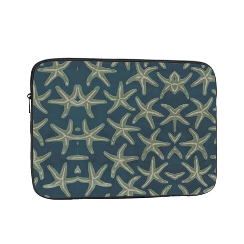 Seestern Coastal Wool Laptoptasche – schlanke Laptoptasche für 10-17 Zoll Geräte, ultra-schützende Laptop-Hülle Schultertasche von CarXs