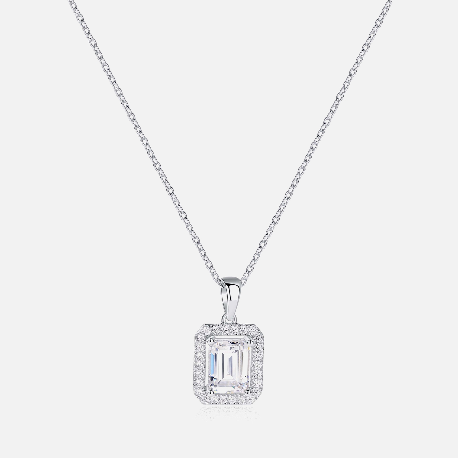 Carat London Eton Borderset Sterling Silver Necklace von Carat London