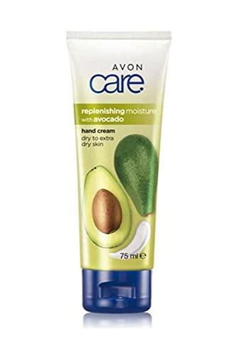 Avon Care Replenishing Moisture Handcreme mit Avocado für trockene bis extra trockene Haut, 3 x 75 ml von Avon