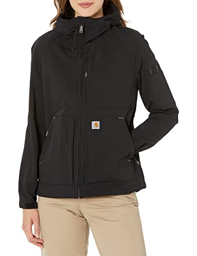 Carhartt Women's Super Dux™ Relaxed Fit Lightweight Hooded Jacket, BLACK, M von Carhartt