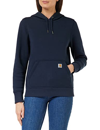 Carhartt Damen Relaxed Fit, mittelschweres Sweatshirt, Marineblau, XS von Carhartt