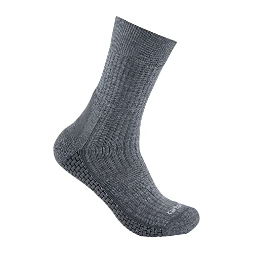 Carhartt Damen Force Grid Midweight Socken, Asphalt Heather, Large von Carhartt