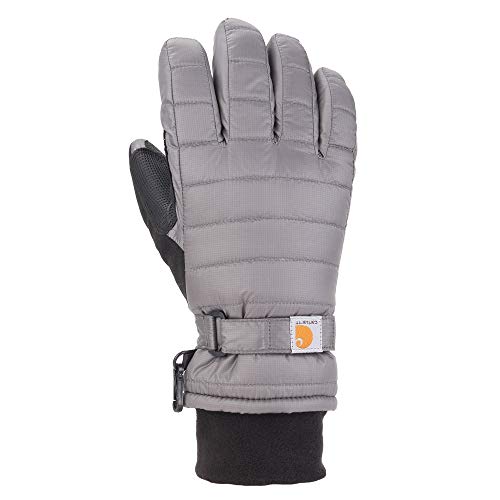 Carhartt Damen Quilts Isolierter wasserdichtem Wicking-Einsatz Handschuhe für kaltes Wetter, anthrazit, Large von Carhartt