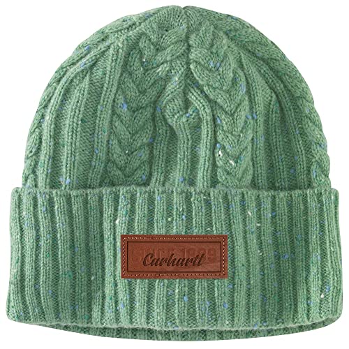 Carhartt Damen Rippstrick Fisherman Beanie, Jade Nep, Einheitsgröße von Carhartt