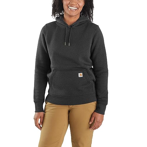 Carhartt Damen-Sweatshirt mit lockerer Passform, mittelschwer, Anthrazit meliert, M von Carhartt