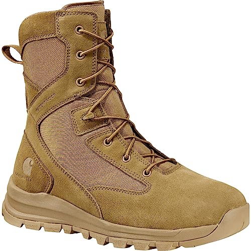 Carhartt Gilmore Damen-Stiefel, 20,3 cm, elektrisch, wasserdicht, 20,3 cm, seitlicher Reißverschluss, Coyote, 8.5 von Carhartt