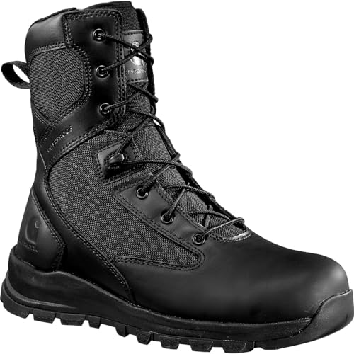 Carhartt Gilmore Damen-Stiefel, 20,3 cm, elektrisch, wasserdicht, 20,3 cm, seitlicher Reißverschluss, Schwarz, 11 von Carhartt