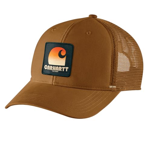 Carhartt Herren Canvas C Patch Cap, Braun Brown, Einheitsgröße von Carhartt