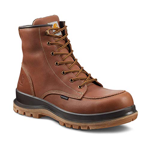 Carhartt Herren Hamilton Rugged Flex® Wasserfester S3-Sicherheitsstiefel, Hellbraun, 45 von Carhartt