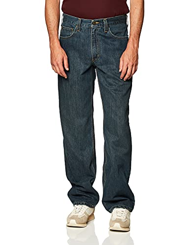 Carhartt Herren Relaxed Fit 5-Pocket Jeans 101483, Bedrock, 40W / 34L von Carhartt