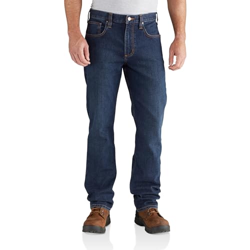 Carhartt, Herren, Rugged Flex® Lockere Jeans mit 5 Taschen, Superior, W38/L32 von Carhartt
