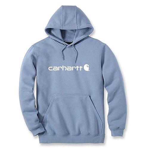 Carhartt, Herren, Weites, mittelschweres Sweatshirt mit Logo-Grafik, Skystone, XL von Carhartt