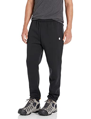 Carhartt Relaxed Fit Midweight Tapered Sweatpant Schwarz, M von Carhartt