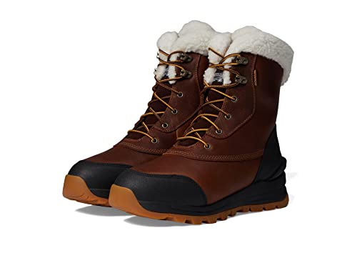 Carhartt Pellston Damen Winterstiefel, wasserdicht, isoliert, 20,3 cm, Schnee, Rotbraun, Vollnarbenleder, Größe 40 von Carhartt