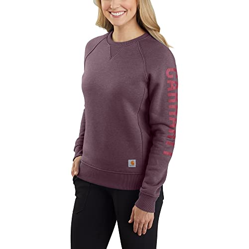 Carhartt Relaxed Fit Midweight Crewneck Block Logo Sleeve Graphic Sweatshirt von Carhartt