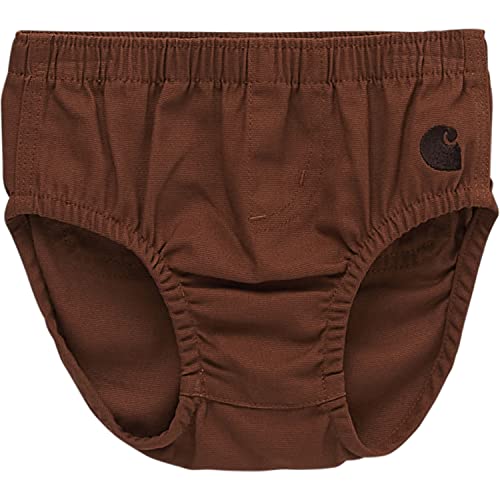 Carhartt Unisex Baby Windelüberzug aus Segeltuch, Braun, 3M von Carhartt