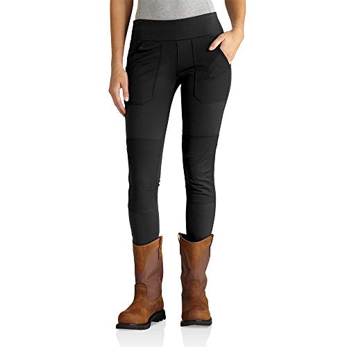 Carhartt Damen Force® Anliegende, leichte Arbeitsleggings, Schwarz, L von Carhartt