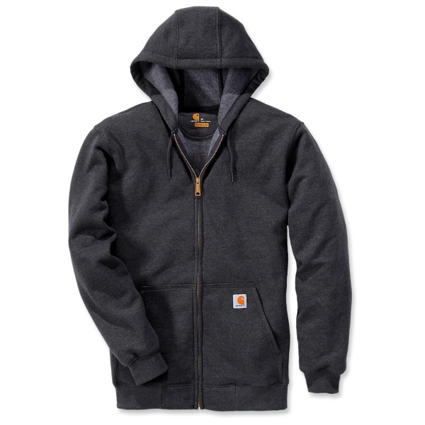 Carhartt - Zip Hooded Sweatshirt - Hoodie Gr XL grau/schwarz von Carhartt