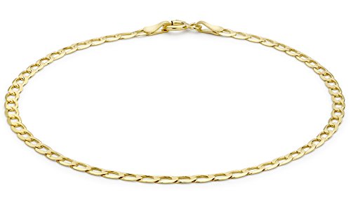 Carissima Gold Unisex Panzerarmband 9k (375) Gelbgold 2 mm 19cm/7.5zoll 1.23.6392 von CARISSIMA