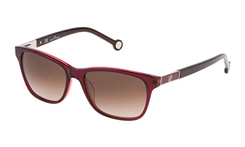 Carolina Herrera Damen SHE643540N18 Sonnenbrille, Rot (Rojo), 54 von Carolina Herrera